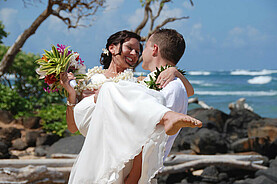 Heiraten am Strand von Kauai